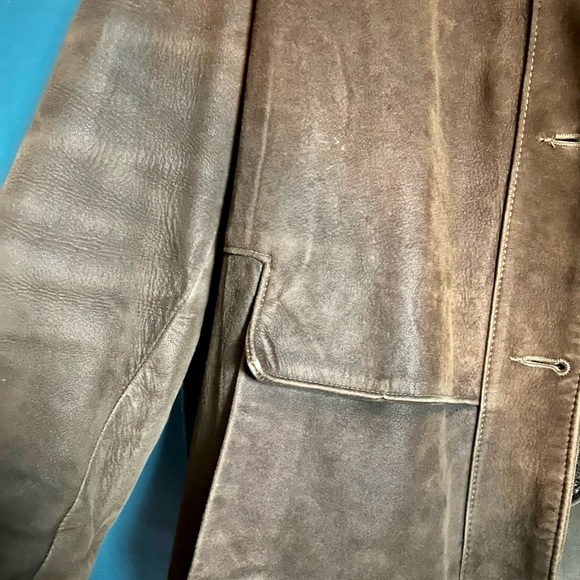 Genuine Leather Vintage DuPont Quilon Jacket with Fur Liner - Picture 9 of 9